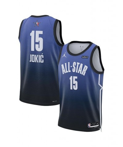 Men's Nikola Jokic Blue 2023 NBA All-Star Game Swingman Jersey $44.00 Jersey