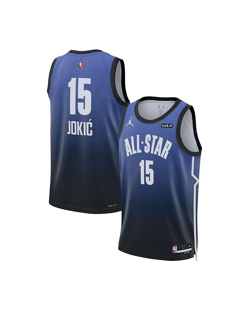 Men's Nikola Jokic Blue 2023 NBA All-Star Game Swingman Jersey $44.00 Jersey