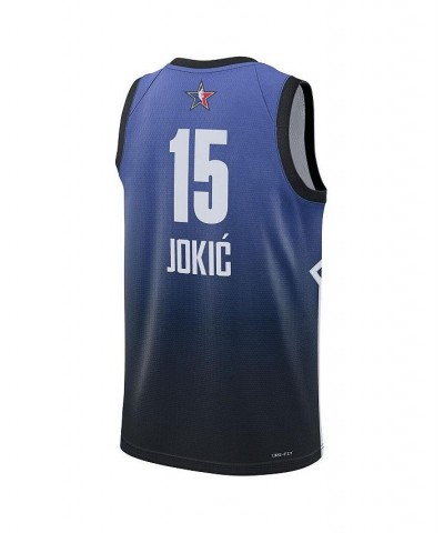 Men's Nikola Jokic Blue 2023 NBA All-Star Game Swingman Jersey $44.00 Jersey