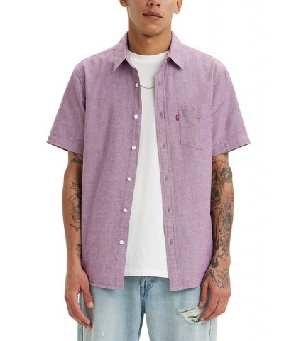 Men's Classic 1 Pocket Regular Fit Short Sleeve Shirt PD04 $25.85 Shirts