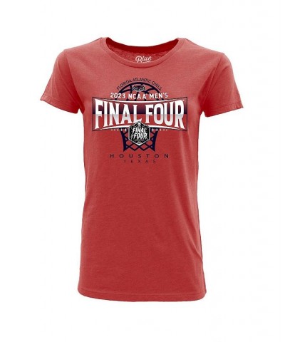 Women's Red FAU Owls 2023 NCAA Men's Basketball Tournament March Madness Final Four T-shirt $21.15 Tops