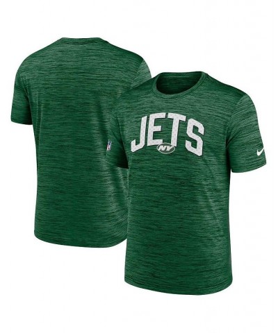 Men's Green New York Jets Sideline Velocity Athletic Stack Performance T-shirt $17.60 T-Shirts