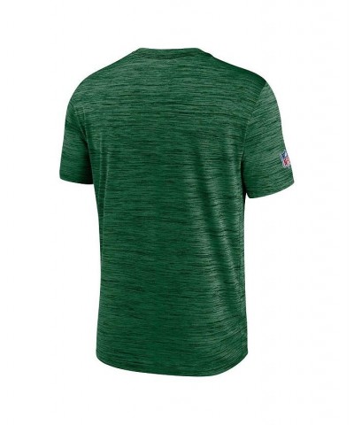 Men's Green New York Jets Sideline Velocity Athletic Stack Performance T-shirt $17.60 T-Shirts