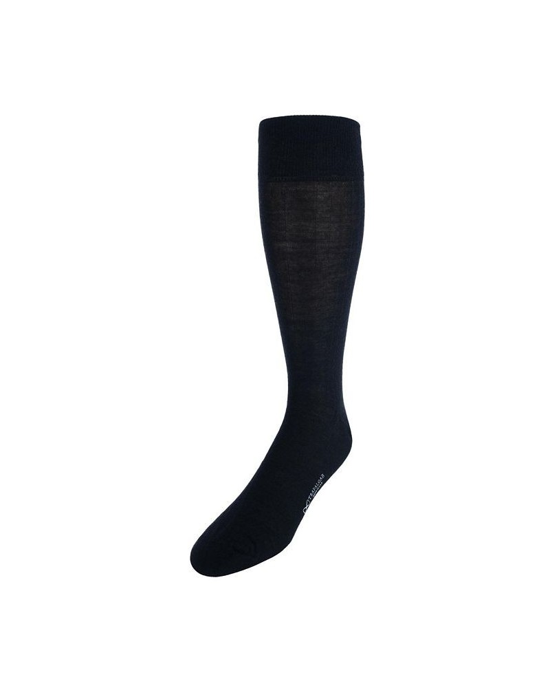 Sutton Fine Merino Wool Solid Color Ribbed Socks PD01 $17.28 Socks