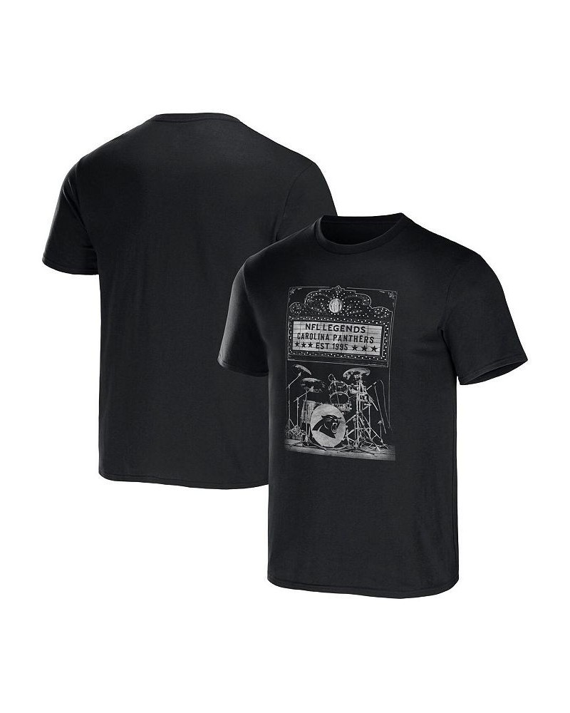 Men's NFL x Darius Rucker Collection by Black Carolina Panthers Band T-shirt $19.88 T-Shirts