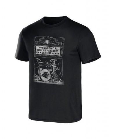 Men's NFL x Darius Rucker Collection by Black Carolina Panthers Band T-shirt $19.88 T-Shirts