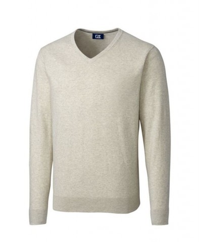 Cutter and Buck Men's Big and Tall Lakemont V-Neck Sweater Tan/Beige $55.00 Sweaters