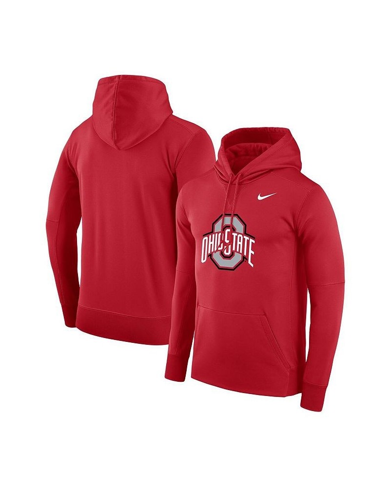 Men's Scarlet Ohio State Buckeyes Performance Pullover Hoodie $47.69 Sweatshirt