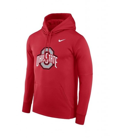 Men's Scarlet Ohio State Buckeyes Performance Pullover Hoodie $47.69 Sweatshirt