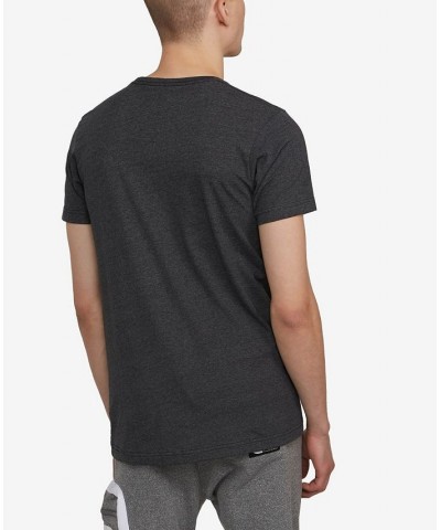 Men's Star Burst Graphic T-shirt Gray $20.40 T-Shirts