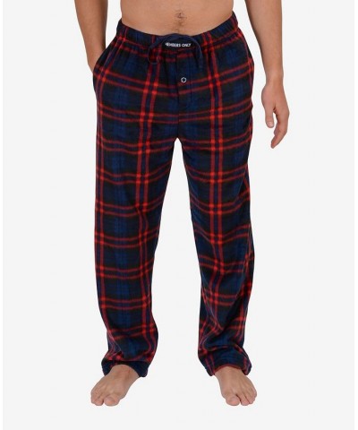 Men's Minky Fleece Lounge Pants Black, Gray Plaid $18.86 Pajama