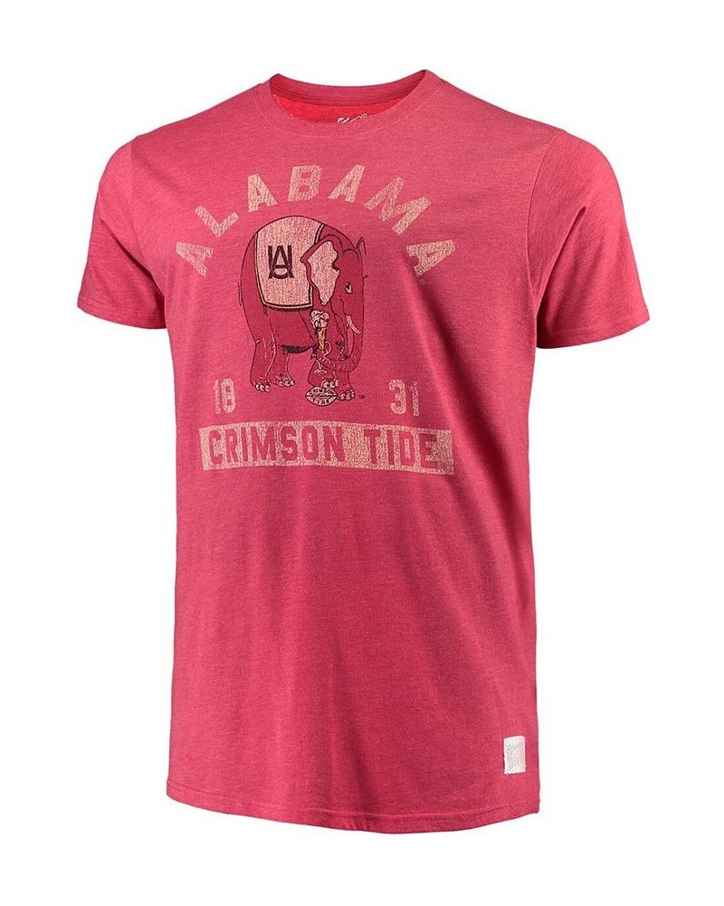 Men's Crimson Alabama Crimson Tide Mock Twist T-shirt $27.99 T-Shirts