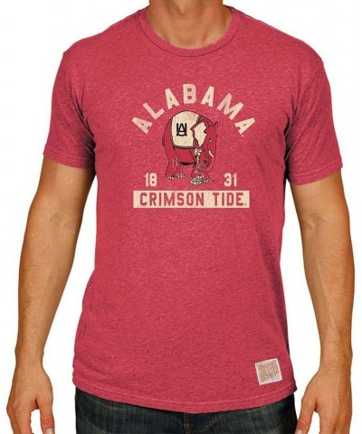 Men's Crimson Alabama Crimson Tide Mock Twist T-shirt $27.99 T-Shirts