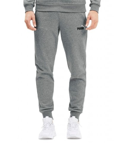 Men's Embroidered Logo Fleece Jogger Sweatpants Forest Green $27.08 Pants