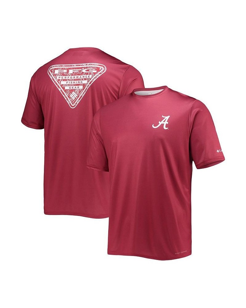 Men's Crimson Alabama Crimson Tide Terminal Tackle Omni-Shade T-shirt $22.00 T-Shirts