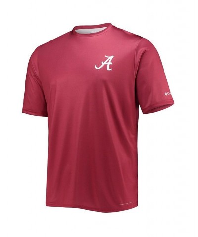 Men's Crimson Alabama Crimson Tide Terminal Tackle Omni-Shade T-shirt $22.00 T-Shirts