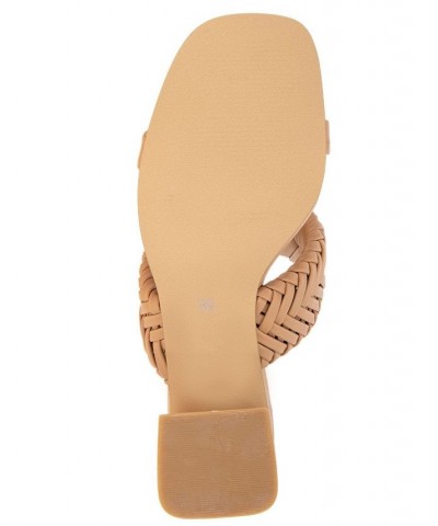 Women's Diliny Block Heel Sandal Tan $44.69 Shoes