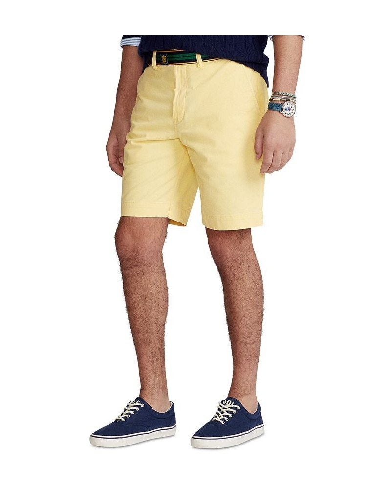 Men's Big & Tall Stretch Classic-Fit Chino Shorts Yellow $47.76 Shorts