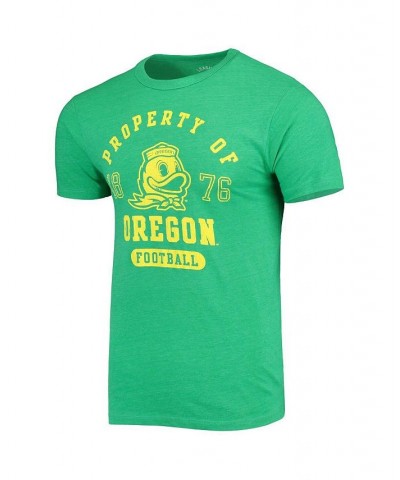 Men's Heathered Green Oregon Ducks Hail Mary Football Victory Falls Tri-Blend T-shirt $24.74 T-Shirts