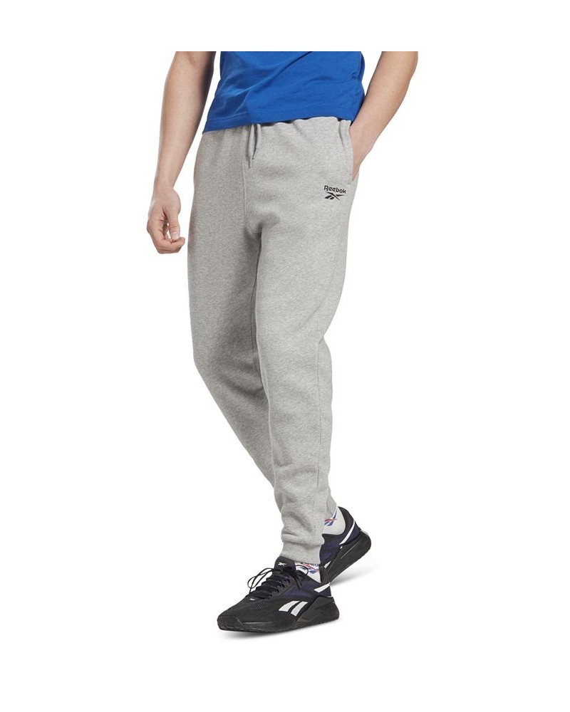 Men's Identity Classic Fleece Drawstring-Waist Logo Jogger Pants PD06 $22.31 Pants