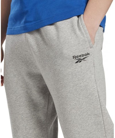 Men's Identity Classic Fleece Drawstring-Waist Logo Jogger Pants PD06 $22.31 Pants