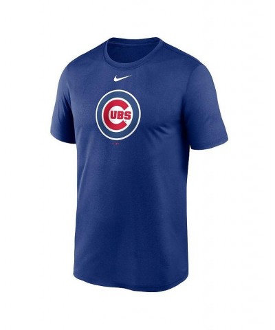 Men's Royal Chicago Cubs Big and Tall Logo Legend Performance T-shirt $22.00 T-Shirts