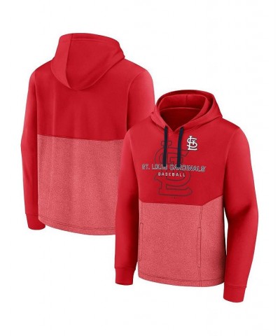 Men's Branded Red St. Louis Cardinals Call the Shots Pullover Hoodie $43.19 Sweatshirt