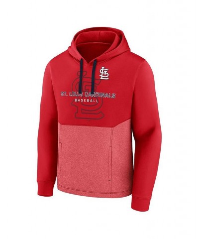 Men's Branded Red St. Louis Cardinals Call the Shots Pullover Hoodie $43.19 Sweatshirt