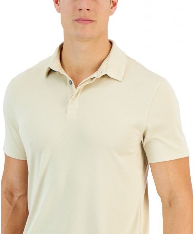 Men's AlfaTech Stretch Solid Polo Shirt PD06 $14.70 Polo Shirts