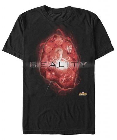 Marvel Men's Avengers Infinity War The Reality Stone Short Sleeve T-Shirt Black $20.29 T-Shirts