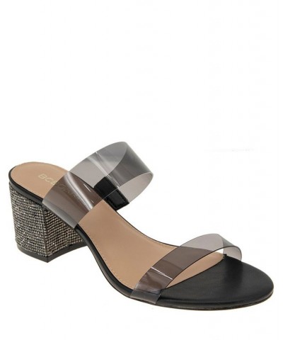 Women's Selaa Block Heel Dress Sandal Gray $34.88 Shoes