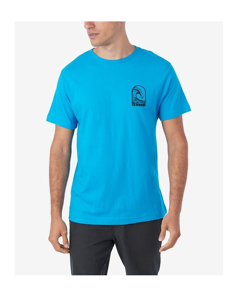 Men's Wipeout Short Sleeves T-shirt Blue $15.07 T-Shirts