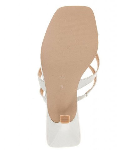 Women's Mosina Strappy Sandal White $47.69 Shoes