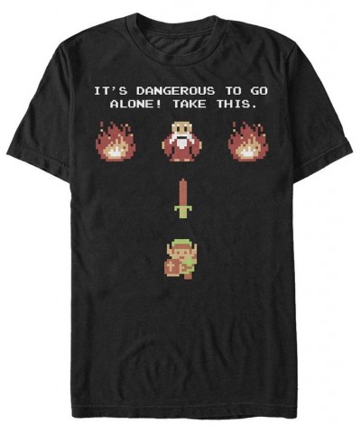 Nintendo Men's Legend of Zelda Classic Take This Short Sleeve T-Shirt Black $20.99 T-Shirts