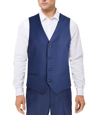 Men's Classic-Fit Stretch Solid Suit Vest PD03 $24.74 Suits