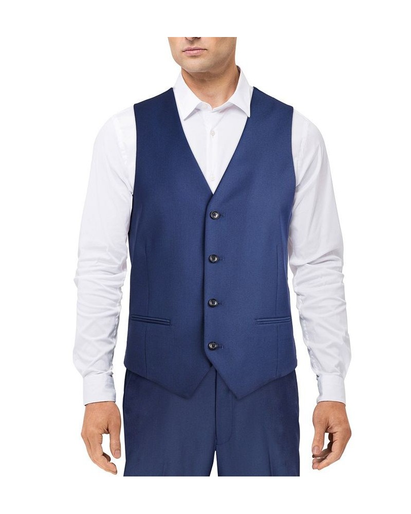 Men's Classic-Fit Stretch Solid Suit Vest PD03 $24.74 Suits