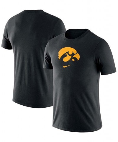 Men's Black Iowa Hawkeyes Essential Logo T-shirt $22.79 T-Shirts