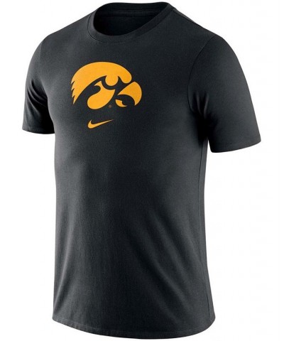 Men's Black Iowa Hawkeyes Essential Logo T-shirt $22.79 T-Shirts