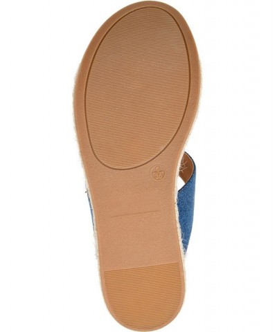 Women's Alissa Espadrille Sandals Blue $46.79 Shoes