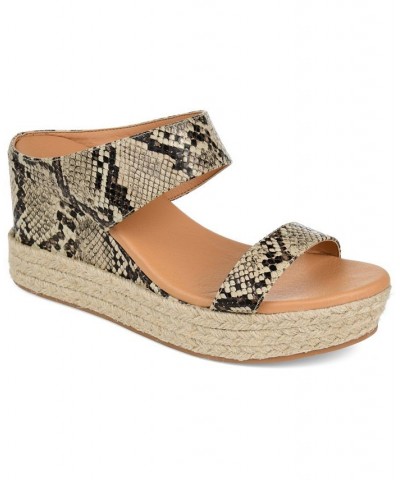 Women's Alissa Espadrille Sandals Blue $46.79 Shoes