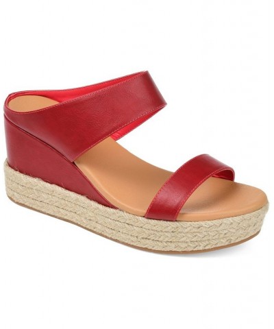 Women's Alissa Espadrille Sandals Blue $46.79 Shoes