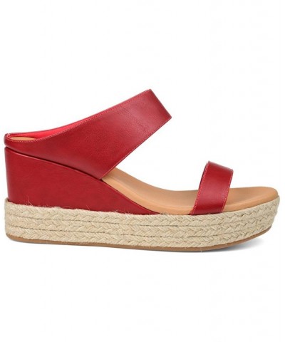 Women's Alissa Espadrille Sandals Blue $46.79 Shoes