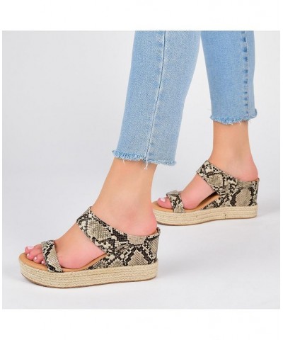 Women's Alissa Espadrille Sandals Blue $46.79 Shoes