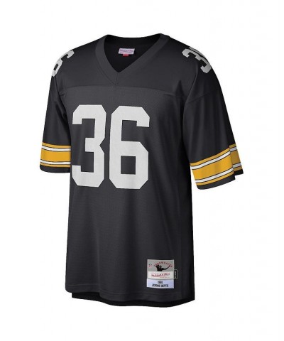 Men's Jerome Bettis Black Pittsburgh Steelers Big and Tall 1996 Retired Player Replica Jersey $76.50 Jersey