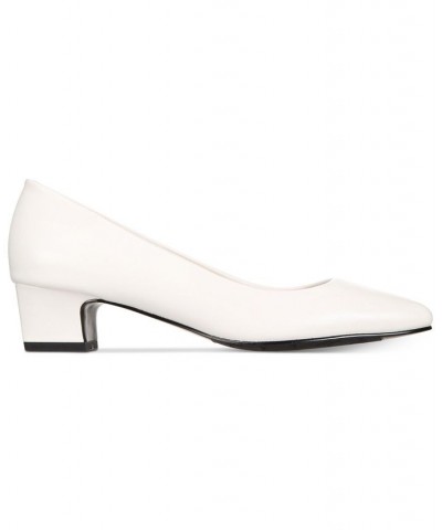 Prim Kitten Heel Pumps White $30.10 Shoes