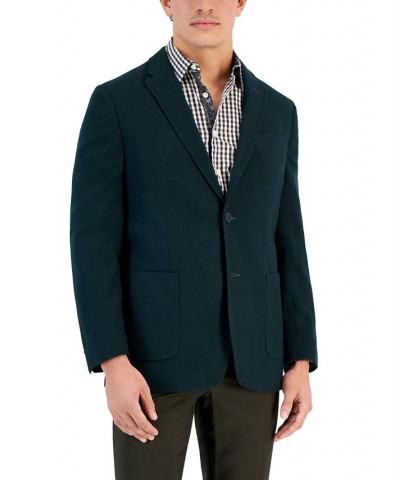 Men's Slim-Fit Twill Sport Coat Green $125.05 Blazers