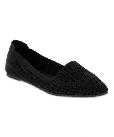 Women's Corrine Pointed Toe Flat Black $33.60 Shoes