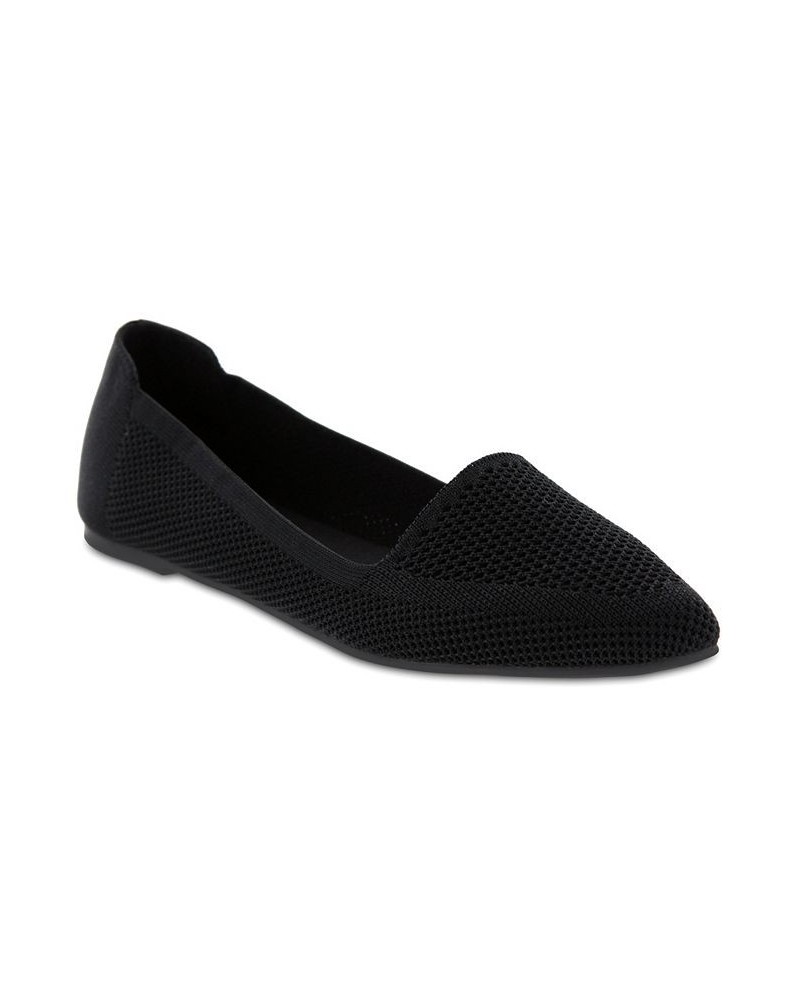 Women's Corrine Pointed Toe Flat Black $33.60 Shoes