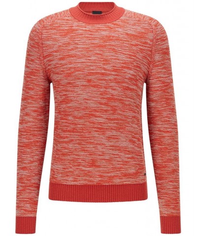 BOSS Men's Regular-Fit Wool Blend Sweater Red $75.20 Sweaters