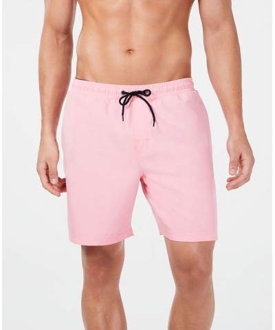 Men's Quick-Dry Performance Solid 7" Swim Trunks PD06 $13.74 Swimsuits